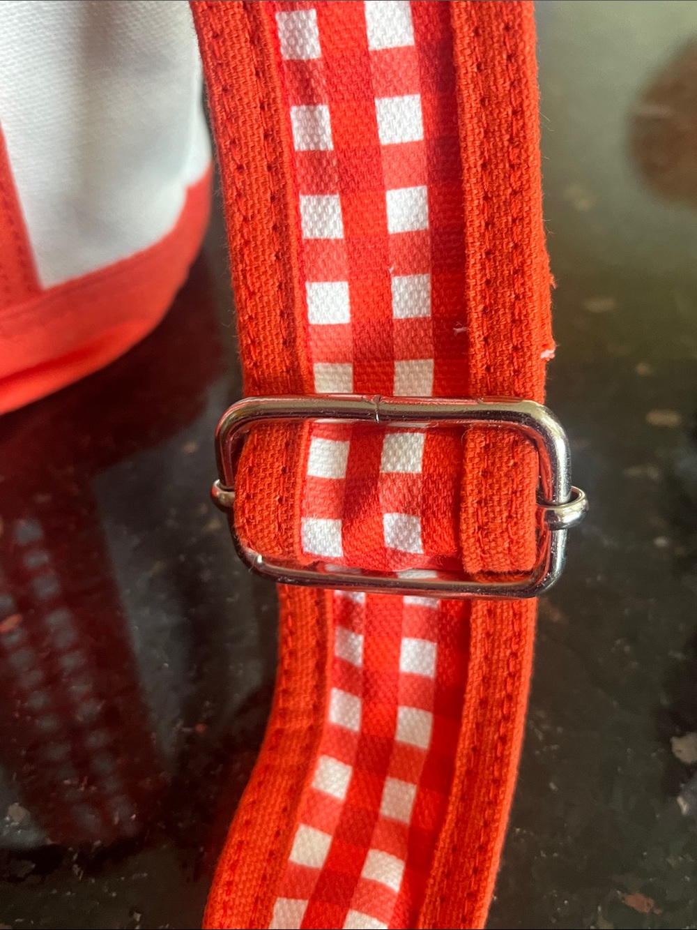 Martha Stewart Red Cherry Canvas Tote - Picture 5 of 6